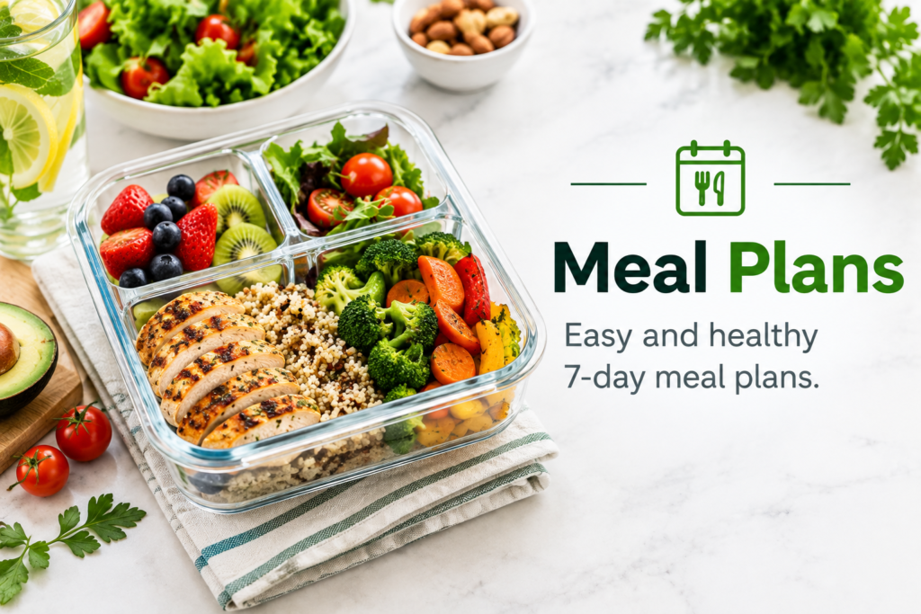 Healthy 7-day meal plan for weight loss